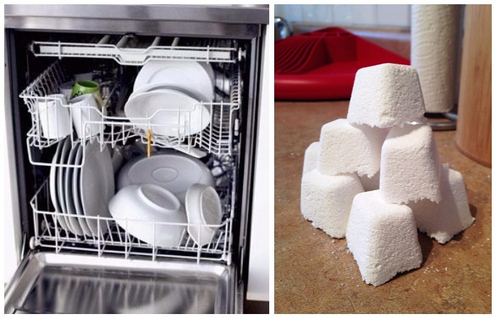Как сделать «таблетки» для посудомоечной машины и не тратить лишнее.