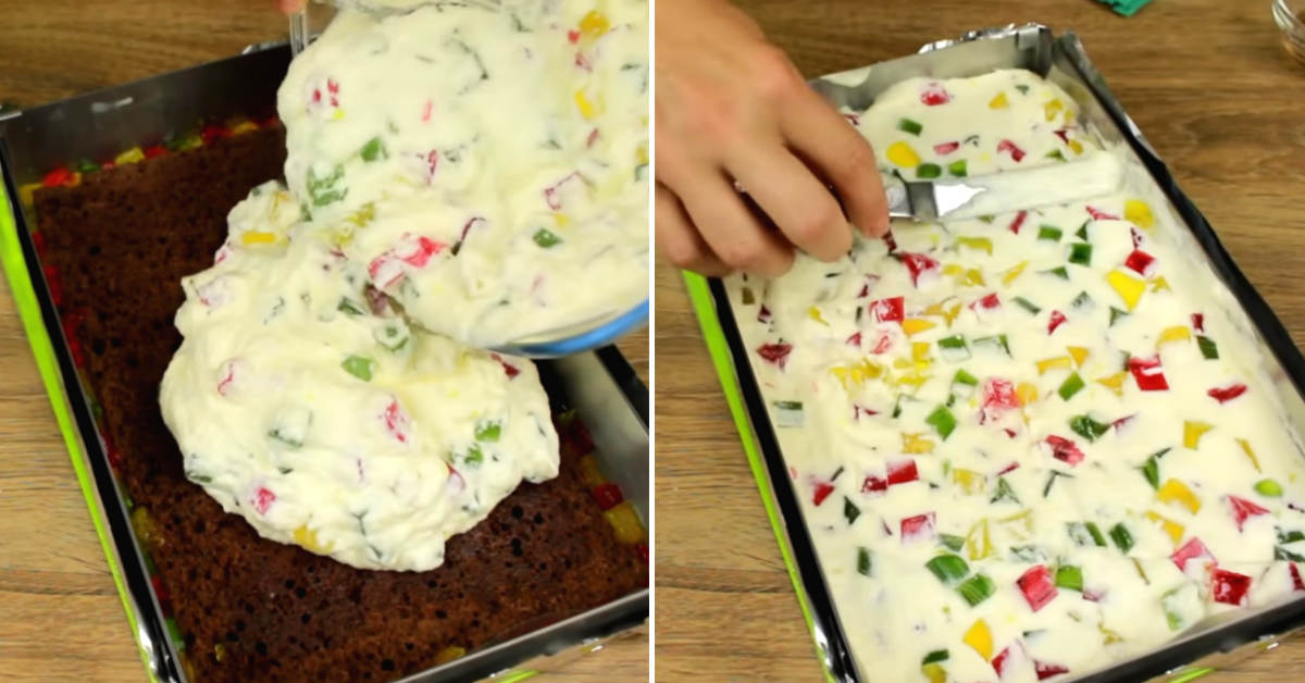 Как приготовить шикарный торт на скорую руку: 20 минут на смешивание, а потом сразу в холодильник.